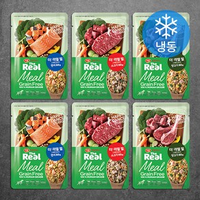 하림더리얼 밀 그레인프리 강아지화식 연어 60g x 2p + 양고기 60g x 2p + 소고기 60g x 2p 세트, 1세트