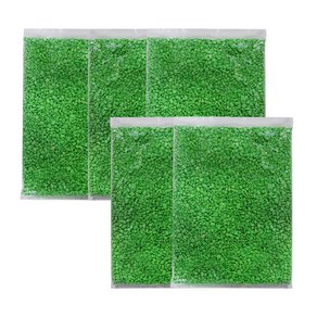 미미네스톤 칼라샌드 자갈 1kg, 연두색, 5개