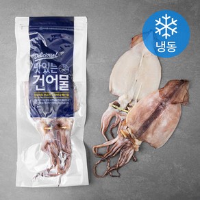 해맑은푸드 국내산 반건조 오징어 5미 (냉동), 650g, 1개