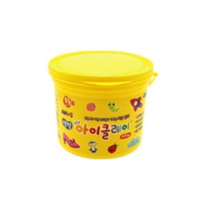 아모스 유아용 아이클레이, 노랑, 900g, 1개