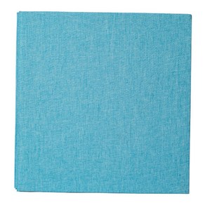 스타 심플 컬러 포토 앨범 27 x 28 cm, 하늘(겉 커버) + 블랙(내지), 30매
