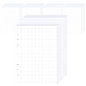 워너디스 6공 기본 리필 속지 내지 도트 5p