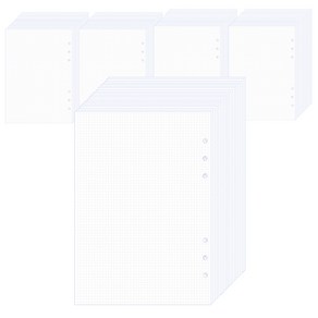 워너디스 6공 기본 리필 속지 내지 모눈 그리드 3mm 5p