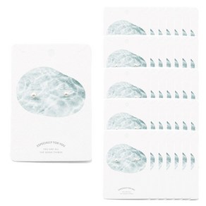 스톤 쥬얼리택 XL, 100개, 블루