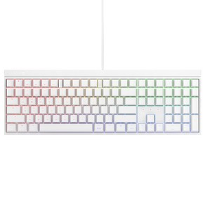 CHERRY 게이밍 기계식 유선 일반형 키보드, 적축, 화이트, CHERRY MX BOARD 2.0S RGB(적축)