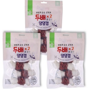 더내추럴 강아지 두배 댕댕 오리껌 11cm 40g x 5p, 3개