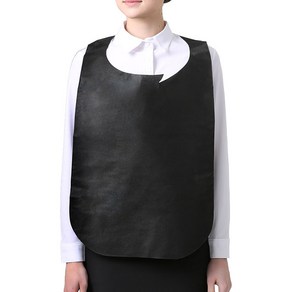 웰프런 일회용 부직포 위생 앞치마, 블랙, 500개