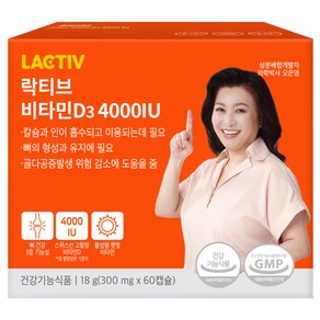 락티브 비타민D3 4000IU 18g