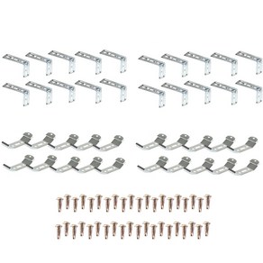 윈샵 ㄱ자 20 롤스크린 부속세트 9cm, 혼합색상, 1세트