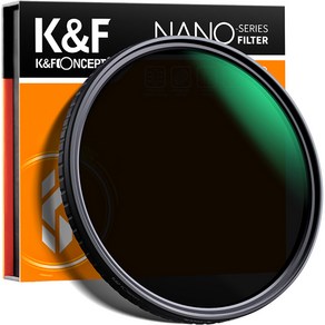 케이앤에프컨셉 NANO X Fade X자없는 가변필터 49mm, ND32-ND512