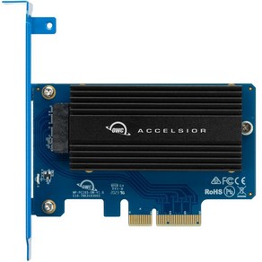 OWC Accelsio 1A 애플 SSD NVMe M.2 to PCIe 3.0 X4 확장슬롯 어댑터 카드 OWC Accelsio 1A, 1개