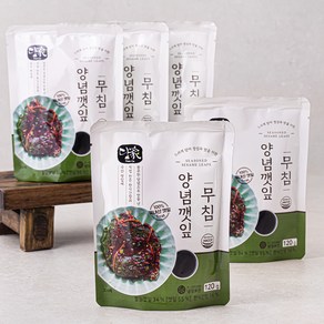 담가 양념깻잎무침, 5개, 120g