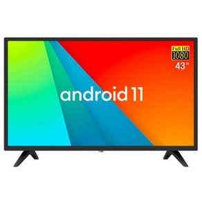 아이사 FHD D LED 안드로이드 11 구글 스마트 TV, 109cm(43인치), D-43FD AI, 스탠드형, 고객직접설치