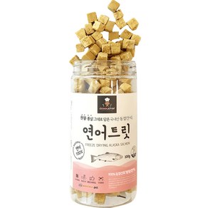 도기쉐프 동결건조 트릿 간식, 연어, 100g, 1개