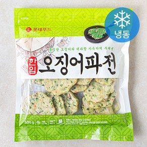 롯데푸드 한입 오징어파전 (냉동), 500g, 1개