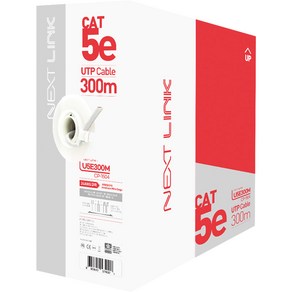 넥스트링크 다이렉트 UTP CAT 5E 랜케이블 300m CP-1504, 혼합색상, 1개