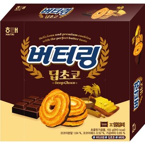 버터링 딥초코, 155g, 1개