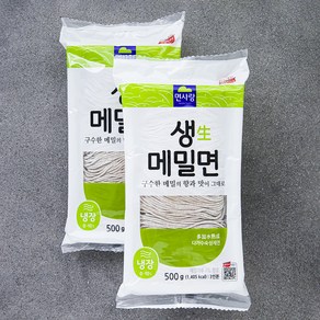 냉장_면사랑 생 메밀면 6인분, 500g, 2개