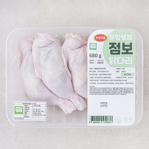 한강식품 무항생제 인증 점보닭다리, 680g, 1개