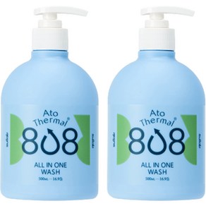 아토808 유아용 떼르말 올인원 워시, 500ml, 2개