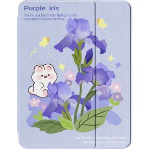 캐릭터 보호 태블릿PC 케이스, 퍼플토끼