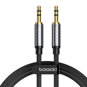 Toocki 투키 스테레오 3.5mm AUX 오디오 케이블 3m, TYPX1-MDC0G(3M), 그레이