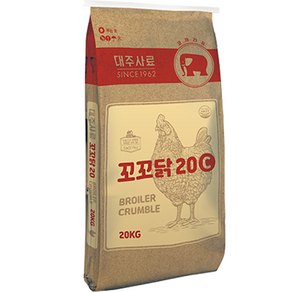 대주 육계용 꼬꼬닭 20C 크럼블 사료, 1개, 20kg