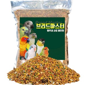 리프패럿 앵무새 올인원 브리드마스터 사료, 3kg, 1개