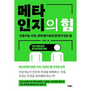 메타인지의 힘:인공지능 시대 대체 불가능한 존재가 되는 법