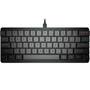 쿠거 PURI MINI PBT 풀윤활 2중 흡음재 기계식 유선 텐키리스 키보드, 혼합색상, 적축