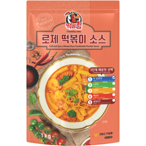 떡불킹 로제 떡볶이 소스 더순한맛, 1개, 1kg