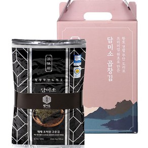 담미소 재래 조미된 구운김 1속 랜덤발송 선물세트, 450g, 1개