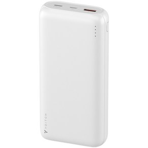 요이치 몬스터 M2 QC3.0 USB PD 듀얼 고속 대용량 보조배터리 20 000mAh, YB-M20000, 화이트