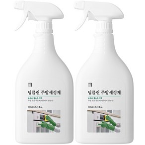 살림백서 딥클린 주방세정제, 2개, 800ml