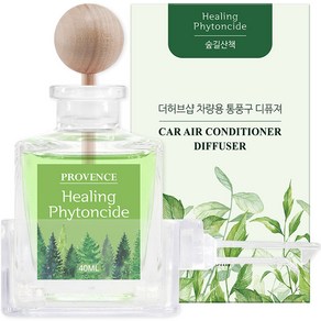 더허브샵 차량용 통풍구 디퓨저 40ml 본품, 숲길산책, 1개