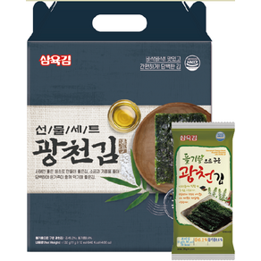 삼육김 광천김 선물세트 3호 12p