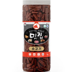 극상소재 강아지 맛집 수제 간식, 소고기, 1kg, 1개