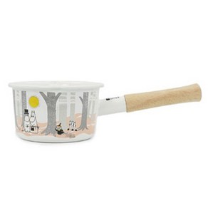 에지리 인덕션 무민 포레스트 14cm 밀크팬 1.2L, 핑크, 1개, 32.5 x 17 x 12 cm