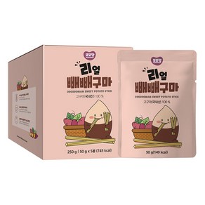 또또맘 리얼 빼빼구마, 50g, 5개