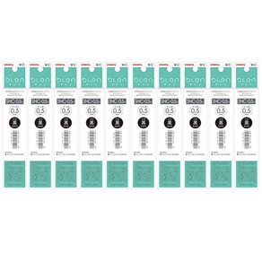 블렌 3C/2+S 전용 리필심 SNC-0.5 0.5mm, 블랙, 10개
