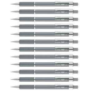 모나미 그리픽스팝 샤프 실버그레이, 12개