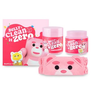 바닐라코 벨리곰 에디션 클린 잇 제로 밤 180ml + 패드 70p + 세안밴드 기프트 세트 3종, 1세트