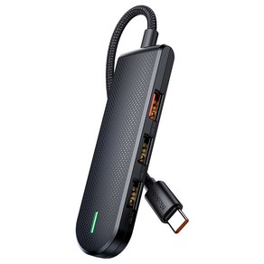 맥도도 C타입 5 in 1 USB 멀티 허브 HU-143, 5 in 1 (HU-1430), 블랙, 1개