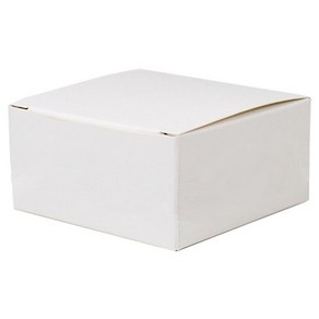 아이엔피 무지 단상자 8x8x5cm, 화이트, 25개