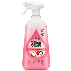 자연퐁 뿌려쓰는 주방세제 용기형 애플향, 750ml, 1개