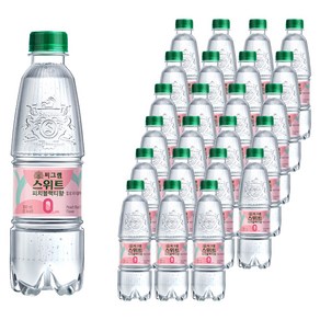 씨그램 스위트 피치블랙티향, 350ml, 24개