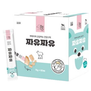 펫어스 강아지 짜유짜유 간식 60p, 900g, 1개, 소고기