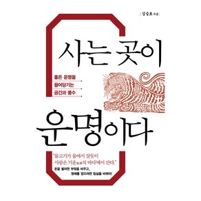 사는 곳이 운명이다(큰글자도서):좋은 운명을 끌어당기는 공간과 풍수, 김승호, 쌤앤파커스