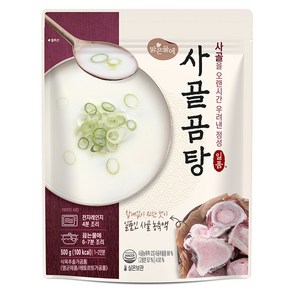 맑은물에 사골곰탕, 500g, 1개