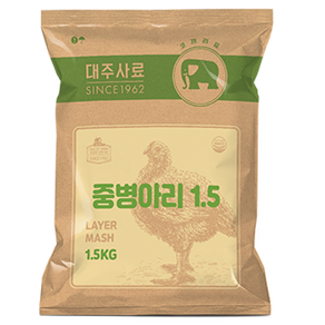 대주 중병아리 산란계용 사료, 1.5kg, 1개